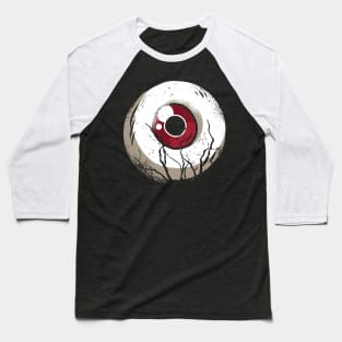 Dark Eye Ball Halloween Baseball T-Shirt